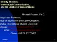 Identity Theories, Identity Theories Intercultural Communication, and the Election of Barack Obama PowerPoint PPT Presentation