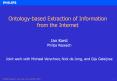 Ontologybased Extraction of Information PowerPoint PPT Presentation