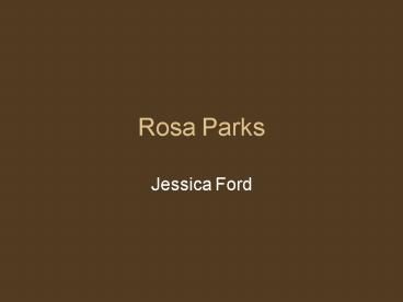 Rosa Parks