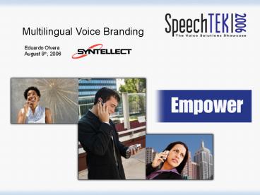 Multilingual Voice Branding