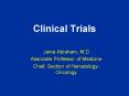 Clinical Trials PowerPoint PPT Presentation