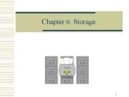 Chapter 6: Storage