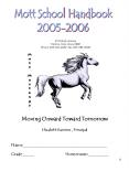 Mott School Handbook PowerPoint PPT Presentation