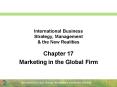 International Business Strategy, Management