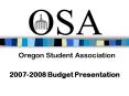 20072008 Budget Presentation PowerPoint PPT Presentation