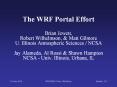 The WRF Portal Effort PowerPoint PPT Presentation