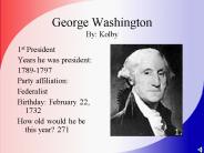 George Washington By: Kolby
