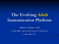 The Evolving Adult Immunization Platform PowerPoint PPT Presentation