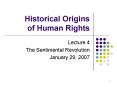 Historical Origins of Human Rights PowerPoint PPT Presentation