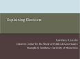 Explaining Elections PowerPoint PPT Presentation