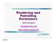 Pondering and Patrolling Perimeters