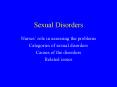 Sexual Disorders PowerPoint PPT Presentation