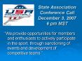 State Association Conference Call December 3, 2007 6 pm MST PowerPoint PPT Presentation