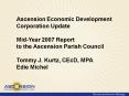 Ascension Economic Development PowerPoint PPT Presentation