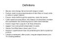 Definitions PowerPoint PPT Presentation