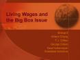 Living Wages and the Big Box Issue PowerPoint PPT Presentation