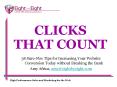 CLICKS THAT COUNT PowerPoint PPT Presentation