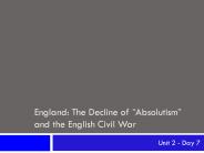 England: The Decline of 
