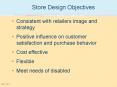 Store Design Objectives PowerPoint PPT Presentation