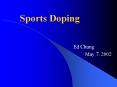 Sports Doping PowerPoint PPT Presentation