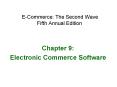 ECommerce: The Second Wave Fifth Annual Edition PowerPoint PPT Presentation