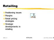 Retailing
