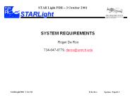 STAR Light PDR 