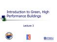 Introduction to Green, High Performance Buildings PowerPoint PPT Presentation