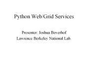 Python WebGrid Services