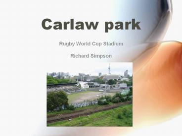 Carlaw park