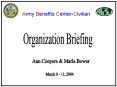 Army Benefits CenterCivilian PowerPoint PPT Presentation