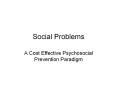 Social Problems PowerPoint PPT Presentation