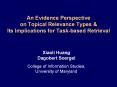 An%20Evidence%20Perspective%20on%20Topical%20Relevance%20Types%20 PowerPoint PPT Presentation