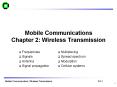 Mobile Communications Chapter 2: Wireless Transmission PowerPoint PPT Presentation