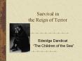 Survival in the Reign of Terror PowerPoint PPT Presentation
