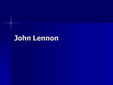 John Lennon