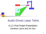 Audio Driven Laser Tetris