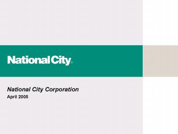 National City Corporation