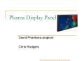 Plasma Display Panel PowerPoint PPT Presentation