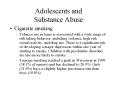 Adolescents and Substance Abuse PowerPoint PPT Presentation