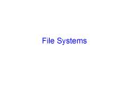 File Systems