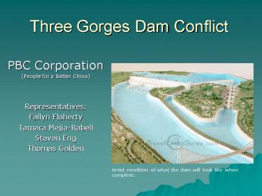 Three Gorges Dam Conflict
