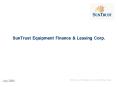 SunTrust Equipment Finance PowerPoint PPT Presentation