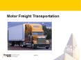 Motor Freight Transportation PowerPoint PPT Presentation