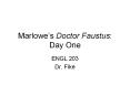 Marlowe PowerPoint PPT Presentation