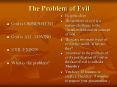 The Problem of Evil PowerPoint PPT Presentation
