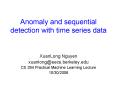 Anomaly and sequential detection with time series data PowerPoint PPT Presentation