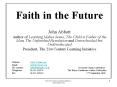 Faith in the Future PowerPoint PPT Presentation