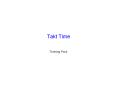 Takt Time PowerPoint PPT Presentation