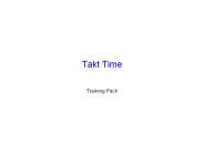 Takt Time